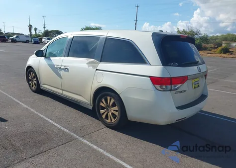 2014 Honda Odyssey Ex-L z USA, uszkodzony, nr VIN 5FNRL5H67EB083570